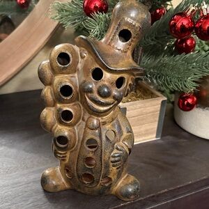 Vintage Clown Candle Holder